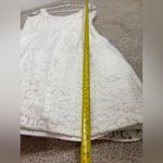 Lilly Pulitzer Posey White Resort dress Daisy Lane Lace Sleeveless 4 Full Skirt Photo 3