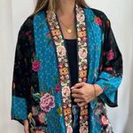 Johnny Was extremely heavily embroidered Harriet Short Kimono NWT RARE Photo 3