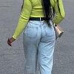 EXPRESS Super High Waisted Baggy Wide Leg Jeans Photo 7