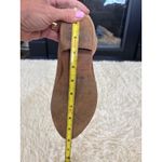 Free People  Royal Flat‎ Tan Leather Pointed Toe D'Orsay Cutout Made In Spain 9 Photo 7