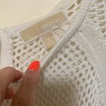 Michael Kors  Back Button Open chunky knit Sweater woman size SMALL gold buttons Photo 1