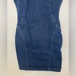 Guess  Sofia Dark Blue Denim Mini‎ Dress Size M Photo 7