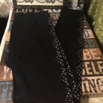 French Laundry New Sexy Black Bling Chic Leggings  Photo 0