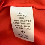 Tracy Reese Frock! by Silk Backless Mini Dress Women's 4 Red Black Embroidered Photo 12