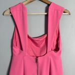 Hello Molly  Utter Magic Mini Dress Womens Medium 6 Pink Open Back Cocktail Party Photo 9