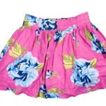Abercrombie & Fitch Pink Floral Skirt Medium Photo 0