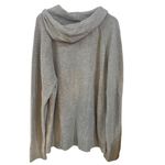 Candy & caviar gray long sleeve hooded kangaroo pouch sweater large wool blend Gray Photo 4