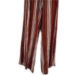 Altar'd State Striped Ruffle Overlay Wide Leg Jumpsuit Romper Medium Photo 76