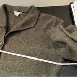 Vintage The Eagle’s Eye Women’s Green Wool Floral Embroidered Cardigan XL Boho Photo 9