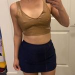 ZARA Faux leather crop top. S Photo 0