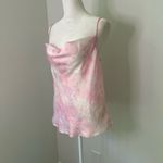 superdown Jordan light pink & white tie-dye cowlneck tank top size S Photo 3