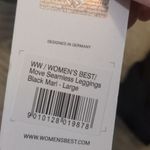 women's best  black move seamless leggings size large Photo 5