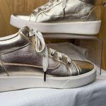 Naturalizer Gold High-Top Sneakers with Metallic Finish Size 9 Photo 0