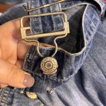 Gap Vintage  Denim Overalls Women's L Blue Carpenter Utility Adjustable Straps Photo 4