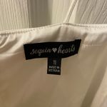 Sequin Hearts White dress Photo 3