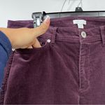 J. Jill Corduroy pants size 12 Deep Purple Jeans Photo 11