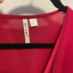 Miami Dark red tie waist dress with Flowy sleeves‎ by  Photo 1