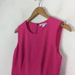 Diane Von Furstenberg  Hot Pink Carrie Sleeveless Crepe Mini Dress Size 2 Photo 6