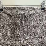 Aerie  High Waist Jogger Abstract Floral Gray White Pajamas Size Medium NWOT Photo 6