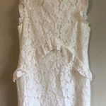 Charles Henry  medium ivory laced dress Photo 0