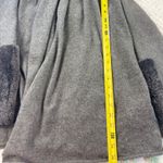 Club Monaco Cashmere Gray Open Front Cardigan Faux Fur Trim XS/S Photo 2