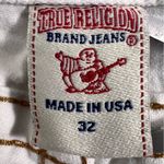 True Religion Joey low rise flare white jeans Photo 3
