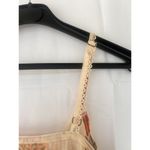 Free People  Melbourne Ruffle Ribbed Tank Frilly Floral Tiered Fairy Size Medium Photo 3