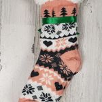 NWT Sherpa Lined Knit Winter Snowflake Holiday Design No Photo 5