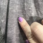 Gimmicks by BKE BKE Gimmicks FAB! Embroidered Mesh Boho Open Tie Festive Top in Gray L With Tags Photo 1