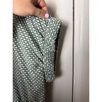 Loft  Mini Geo Pocket Tee Green Lattice Casual Knit Dress Size XXL NEW Classic Photo 6