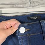 American Bazi Dark Wash Stretch Denim Distressed High Waisted Skinny Jeans 1X Photo 3