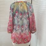 Anthropologie FIG AND FLOWER SILKY BLOUSE SZ SMALL Photo 2