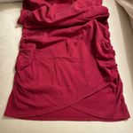 l*space NWT L  Wildwood Mini Dress Ruching at sides Color Cab Red Size S/P Photo 9