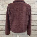 Wall Flower  Fleece 1/4 Zip Pullover Plum-Large Photo 1