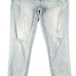 Seven7  Womens 12 Tummyless High-Rise Skinny Light Wash Jeans Jeggings Photo 0