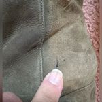 Michael Kors Sabrina leather ankle boot with gold tone heel chain. Photo 3