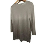 Jones New York  Beaded Gold/Grey‎ Shimmery Sweater Tunic Size Large Photo 1