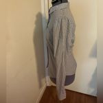 Abercrombie & Fitch  Button Up Shirt Blue Striped Y2K Photo 1