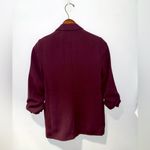 EXPRESS Burgundy Oversized Blazer Photo 3