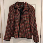 Sag Harbor Vintage  Red and‎ Black Tweed Blazer Photo 0