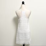  White Lace Spaghetti Strap Racerback Dress Small Lined 1 State Photo 3
