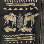 Vintage Saint Germain Paris Gold embroidered jacket Black Photo 5