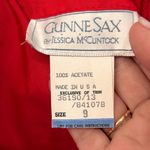 Gunne Sax Vintage by Jessica McClintock Red Semi-Formal size 9 DEADSTOCK RARE Photo 4