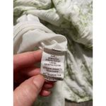 Blu Pepper Toile Dainty Floral Sleeveless Green Tiered Mini Dress L Fairy Coquette Ruffles Photo 2