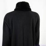 Vintage Steve by Searle black swing full length coat, vintage size 2, USA made Size L Photo 8