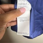 Hugo Boss BOSS ‎ Blue Stretch Silk Long Sleeve V-Neck Blouse Photo 3