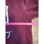 Keith Haring Dog Art Sweatshirt Maroon Crewneck Long Sleeve Pullover Women's M Red Size M Photo 7