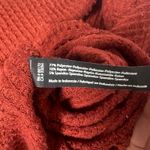 Urban Outfitters Out From Under Waffle Knit Burnt Orange Women's Thermal Sweater Large Oversized Photo 8