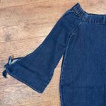 White House | Black Market  Denim Bell-Sleeve Top Photo 1