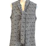 Evan Picone Black Label versatile neck tie sleeveless top, size L Photo 3